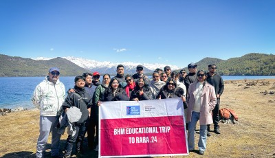 BHM Students Enjoy 8-Day Tour of Rara Lake